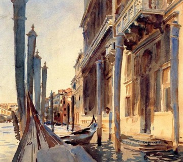  Singer Oil Painting - Grand Canal Venice boat John Singer Sargent